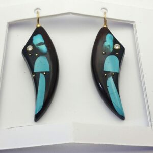 Boucle d'oreille "dogon" or