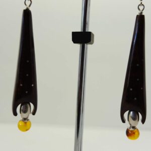 Boucles d'oreilles "fusée" amourette