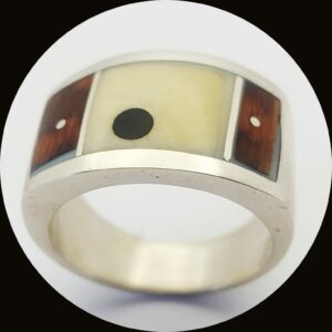 Bague MCM  "soleil noir"