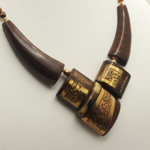 Modèles-collier bronze " Losange 2 "